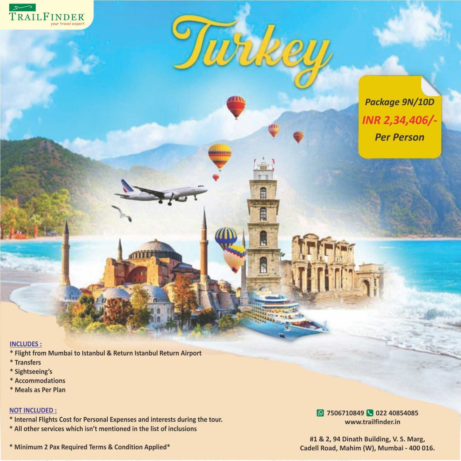 Turkey  Package  (Tour Code 109451//S)